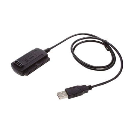 Approx Adaptador USB 2.0 a IDE SATA APPC08 Negro Approx Adaptador USB 2.0 a IDE SATA APPC08 Negro